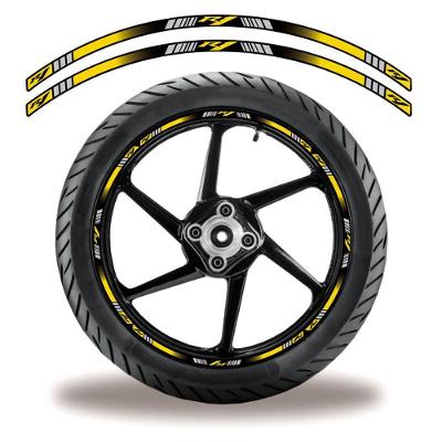 Friso De Roda Adesivo Refletivo Yamaha R1 Amarelo Amarelo