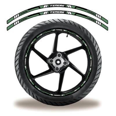 Friso De Roda Adesivo Refletivo Yamaha Tenere Verde Verde