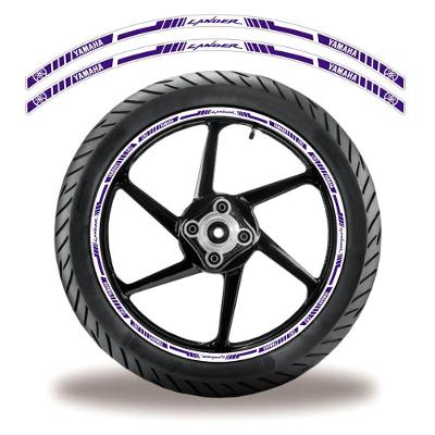 Friso De Roda Adesivo Refletivo Yamaha Lander Azul Azul