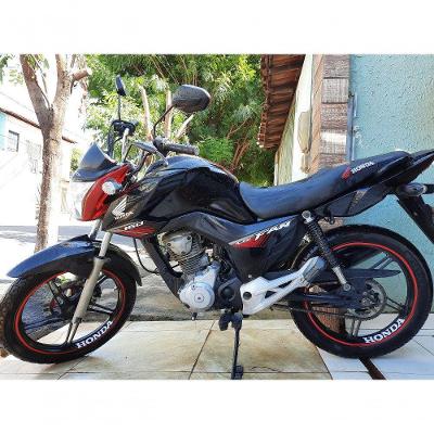 Friso De Roda Adesivo Refletivo Carro E Moto Honda Yamaha Suzuki Vermelho Vermelho