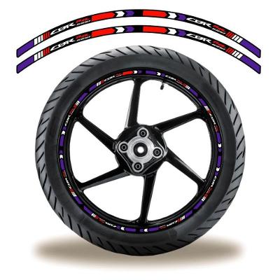 Friso De Roda Adesivo Refletivo Moto Honda Cbr 1000Rr Azul Azul
