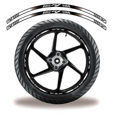 Friso De Roda Adesivo Refletivo Yamaha R1 Vermelho Vermelho