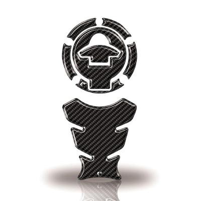 Adesivo Protetor Tanque E Bocal Moto Yamaha Carbono Cinza Escuro