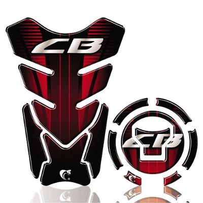 Kit Protetor Tanque Adesivo Moto Honda Cb Ano Acima 2018 Vermelho