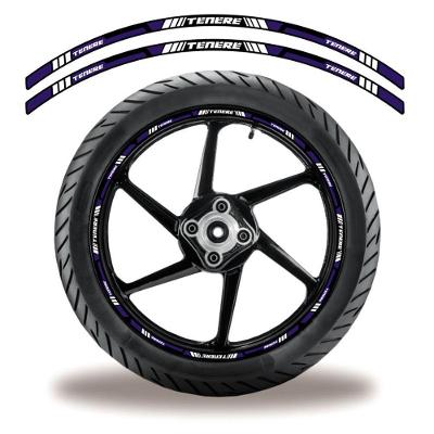 Friso De Roda Adesivo Refletivo Yamaha Tenere Azul Azul