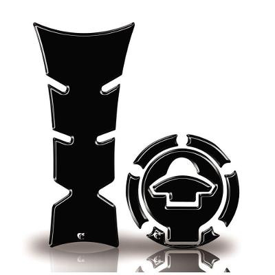 Kit Protetor De Tanque E Bocal Moto Yamaha Preto Acima 2018 Preto