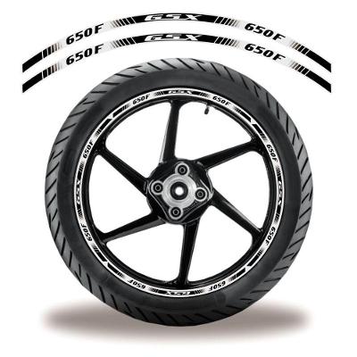 Friso De Roda Adesivo Refletivo Moto Honda Cb 650 Preto Preto