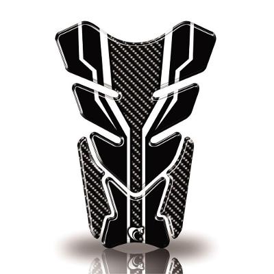 Protetor De Tanque Adesivo Moto Cg Twister Factor Fazer Gsx-S Preto Prata