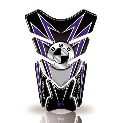Protetor De Tanque Adesivo Moto Bmw -Motosport Azul