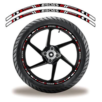 Friso De Roda Adesivo Refletivo Bmw 650 Gs Vermelho Vermelho