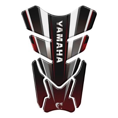 Adesivo Resinado Protetor De Tanque Moto Qualquer Moto Yamaha Vermelho Vermelho