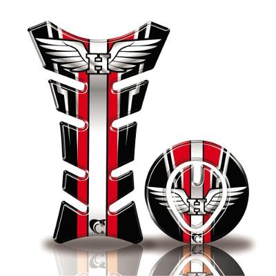 Kit Protetor Tanque Adesivo Moto Honda Vermelho Até 2016 Vermelho