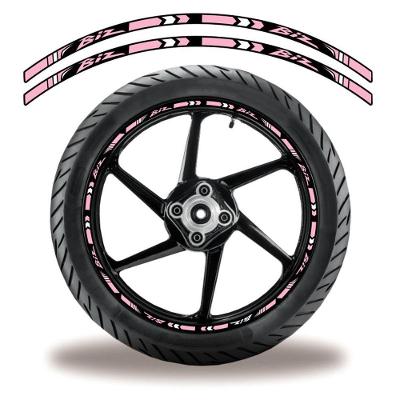 Friso De Roda Adesivo Refletivo Honda Biz Rosa Rosa