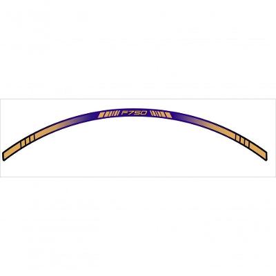 Friso De Roda Adesivo Refletivo Bmw Dourado