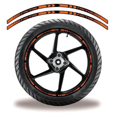 Friso De Roda Adesivo Refletivo Factor Laranja Laranja
