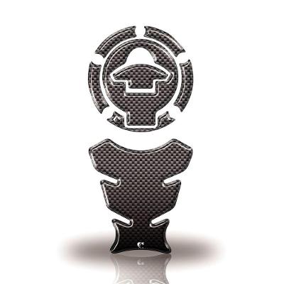 Adesivo Protetor Tanque E Bocal Moto Yamaha Carbono Cinza