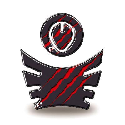 Kit Adesivo Protetor De Tanque Moto Bros Honda Ano Até 2015 E Modelos Monster - Vermelho