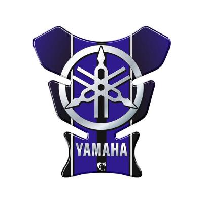 Adesivo Protetor De Tanque Moto Yamaha Diapasão Azul Azul