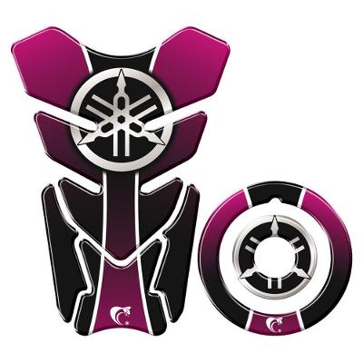 Adesivo Protetor Tanque E Bocal Moto Yamaha Diapasão Pink
