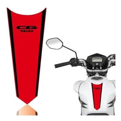 Adesivo Faixa Gravata Tanque Moto Cg 125/150/160 Titan Fan Start Cg 160 Vermelho