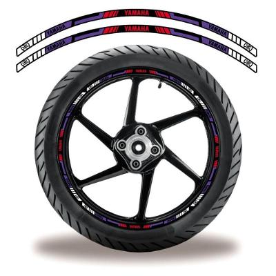 Adesivo Refletivo Friso Roda Moto Yamaha Azul Azul 3