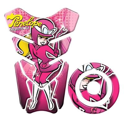Adesivo Protetor Tanque E Bocal Yamaha Penélope Charmosa Rosa