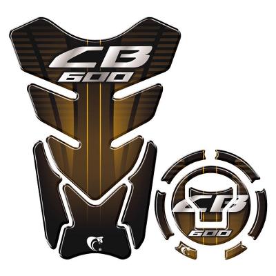 Adesivo Protetor Tanque E Bocal Honda Cb 600 + 2018 Dourado