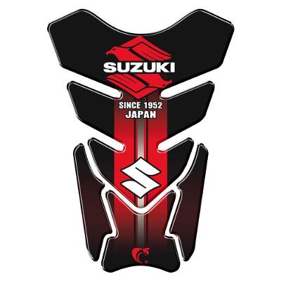 Protetor De Tanque Adesivo Moto Suzuki Vermelho Vermelho E Preto