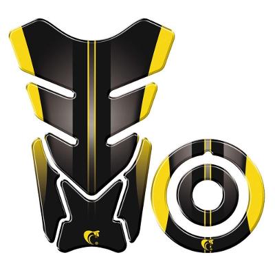Adesivo Protetor Tanque E Bocal Moto Yamaha Amarelo
