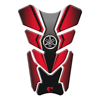 Adesivo Resinado Protetor De Tanque Moto Qualquer Moto Yamaha Vermelho Vermelho