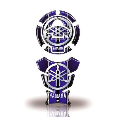 Adesivo Protetor De Tanque E Bocal Moto Yamaha Diapasão Azul