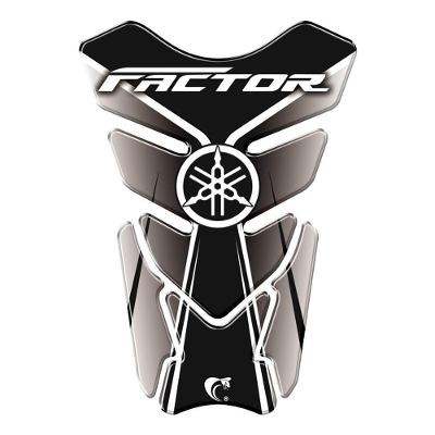 Protetor De Tanque Adesivo Moto Yamaha Factor Preto Preto