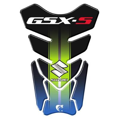 Protetor De Tanque Adesivo Moto Suzuki Gsx-S Verde Preto