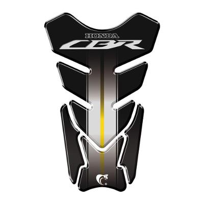 Adesivo Resinado Protetor De Tanque Moto Qualquer Moto Honda Cbr Dourado Prata E Preto