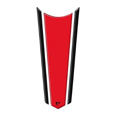 Adesivo Faixa Gravata Resinado Tanque Moto Honda Vermelho E Preto