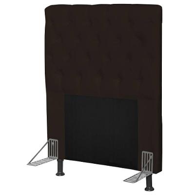 Cabeceira Cama Box Solteiro 90cm Cristal Corino Branco