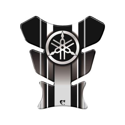 Adesivo Protetor De Tanque Moto Yamaha Diapasão Cinza