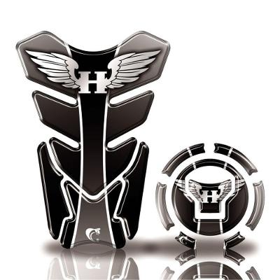 Kit Protetor Tanque Adesivo Moto Honda Acima 2018 Preto
