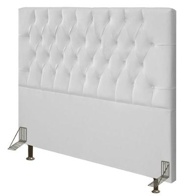 Cabeceira Cama Box Casal Queen 160cm Diamante Corano Branco