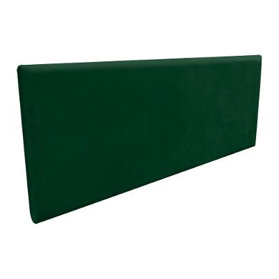 Cabeceira Painel Clean Cama Box Casal 140cm Suede Verde