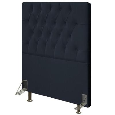 Cabeceira Cama Box Solteiro 90cm Diamante D10 Corano Preto