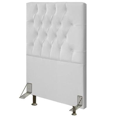 Cabeceira Cama Box Solteiro 90cm Diamante D10 Corano Branco
