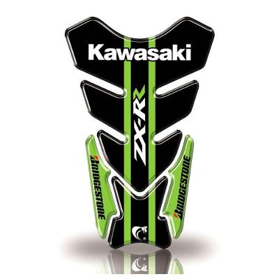 Protetor De Tanque Adesivo Moto Kawasaki Zx-R Cor Verde