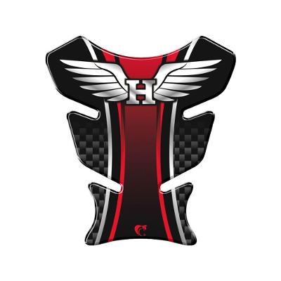 Adesivo Protetor De Tanque Moto Honda Asa Cor Vermelho