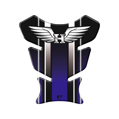 Adesivo Protetor De Tanque Moto Honda Asa Cor Azul