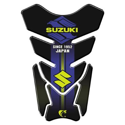 Protetor De Tanque Adesivo Moto Suzuki Azul Cor Azul E Preto