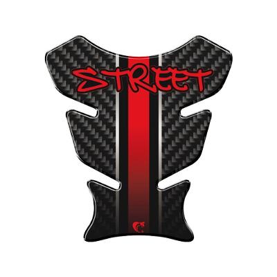 Adesivo Protetor De Tanque Moto Honda Yamaha Street Vermelho Cor Vermelho