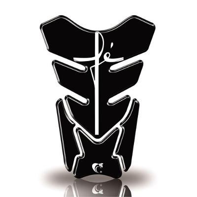 Protetor De Tanque Adesivo Moto Honda Yamaha Suzuki Fé Preto