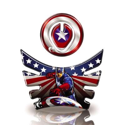 Kit Adesivo Protetor De Tanque Moto Bros Honda Ano Até 2015 E Modelos Capitão America