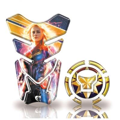 Protetor Tanque E Bocal Honda + 2018 Capita Marvel Vermelho